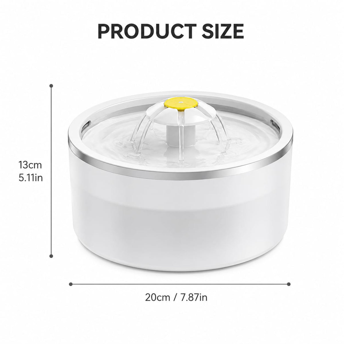 2.5L Automatic Cat Water Fountain – USB Pet Drinking Fountain with Circulating Filter & Ultra-Quiet Pump